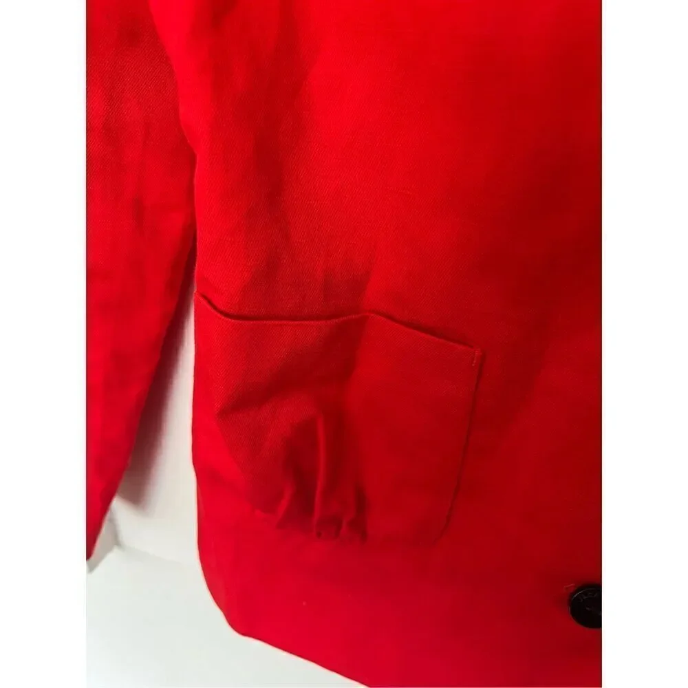 Girls Jacardi red jacket sz 12